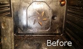 Inside Oven Before Cleaning